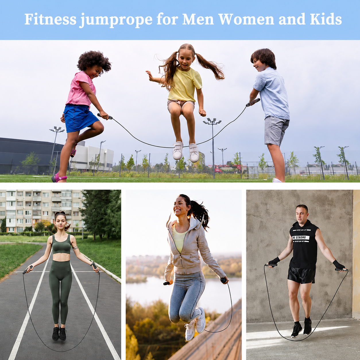 Adjustable-Pro Speed Jump Rope, Tangle-Free Skipping Rope with Ball Bearing Swivel & Ergonomic Handles for Women, Men & Kids, Home, School & Gym Workouts