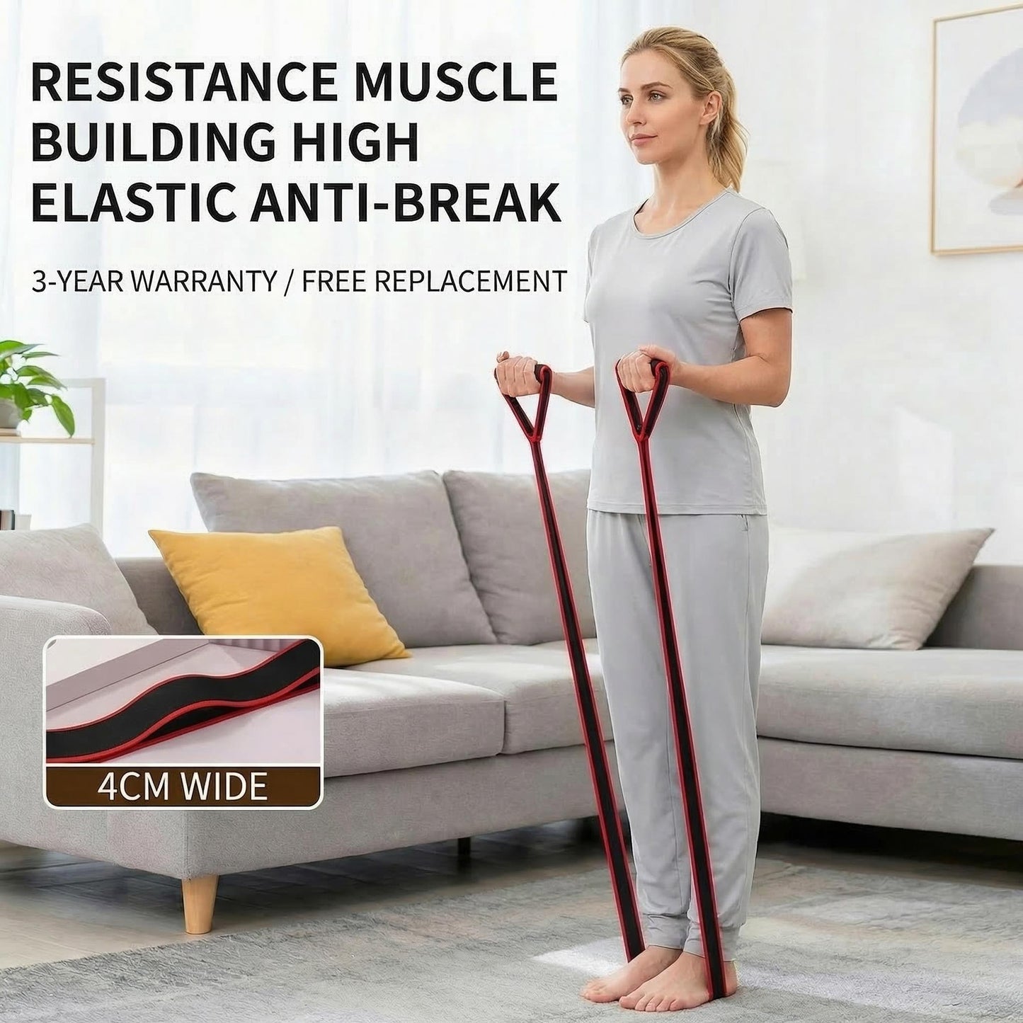 8-Slot Multi-Loop Stretch & Resistance Band