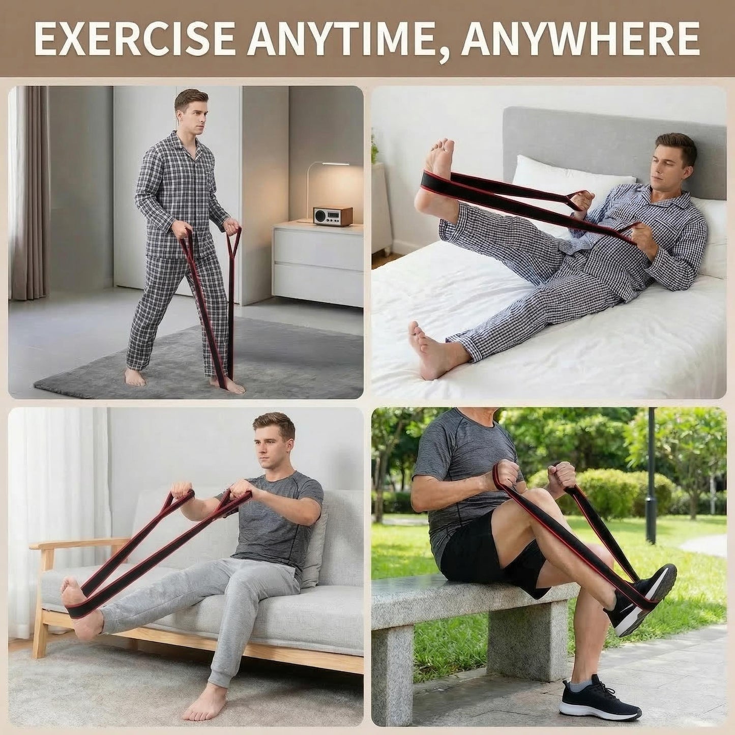 8-Slot Multi-Loop Stretch & Resistance Band