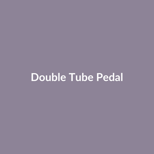 Double-tube foot pedal resistance system